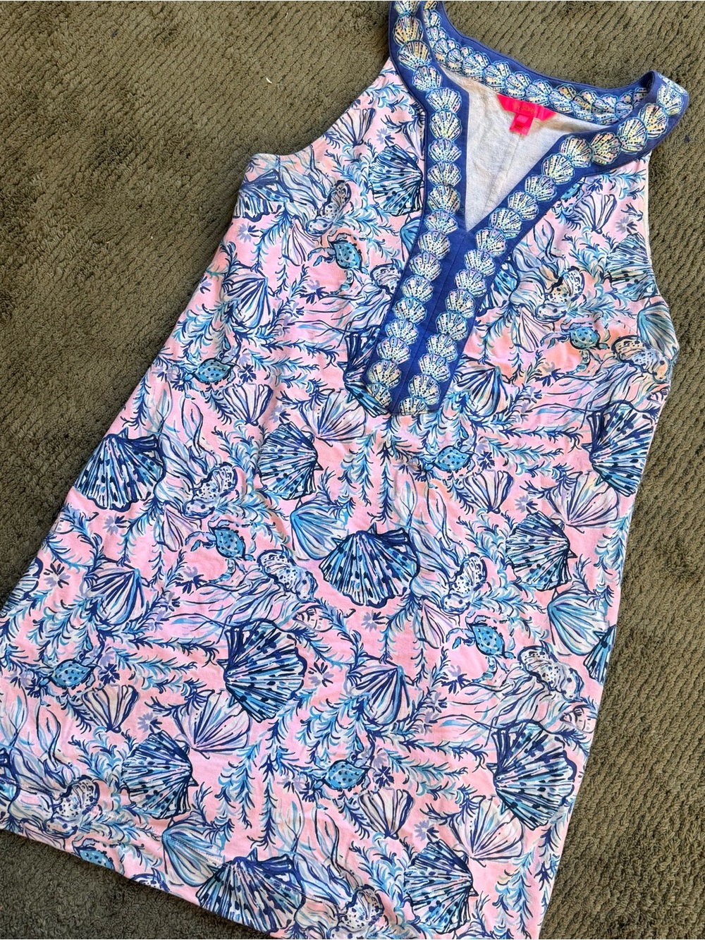 Lilly Pulitzer Santanita Shift Dress Lilac A Little Jelly Size L